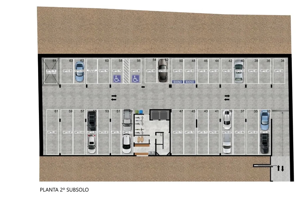 Imagem Apartamento à venda em Curitiba-PR, bairro Boa Vista: 3 quartos, 1 suite, 2 banheiros, 2 vagas de garagem - 77,77 m².