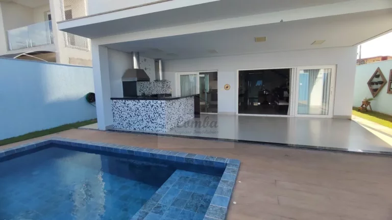 Imagem Casa de luxo em condomínio fechado no Jardim Itália - Cuiabá-MT 4 suítes, 382m², 4 vagas Próximo ao clube Imperdível!