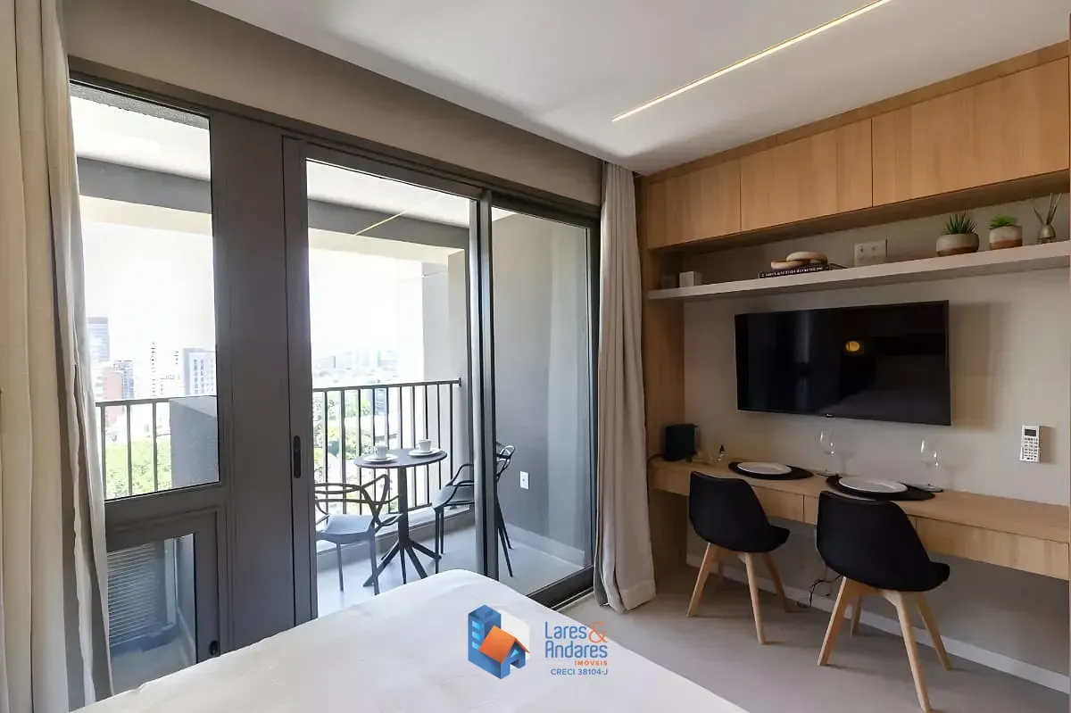 Foto do imóvel Studio para venda em Brooklin com 1 quarto, 27m² em Avenida Santo Amaro