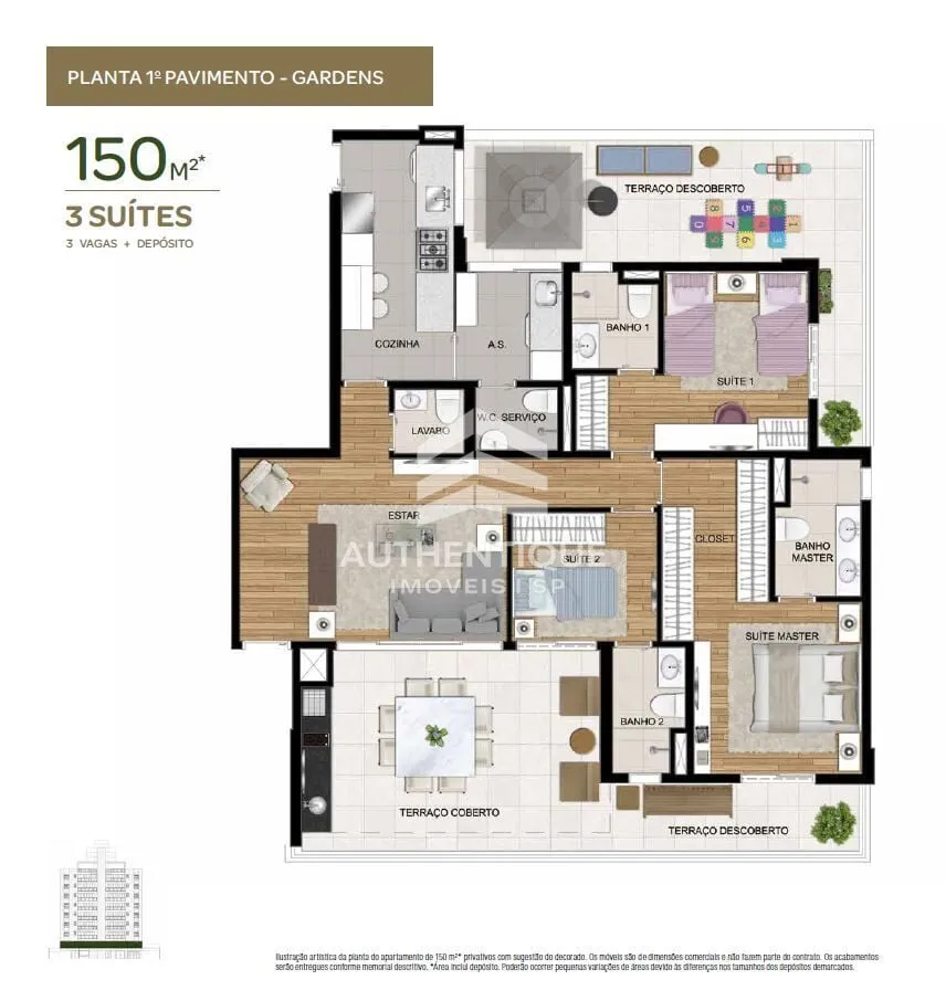 Imagem Bonjour Alto de Pinheiros - Apartamento à venda em São Paulo/SP