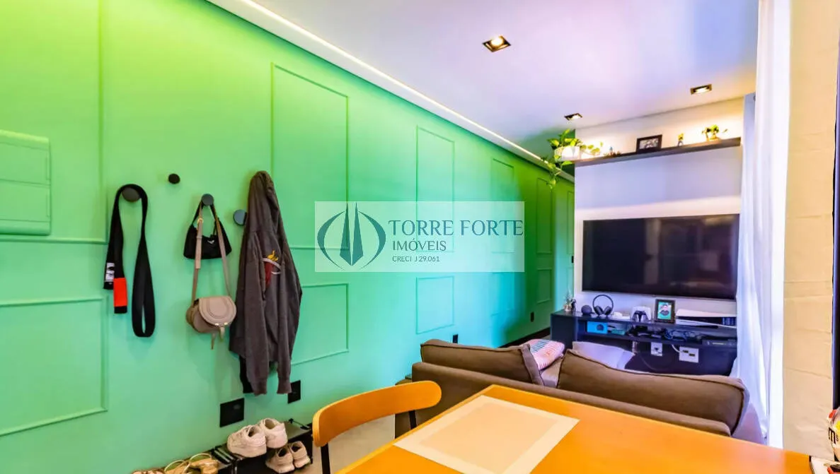 Imagem Lindo apartamento com 50m², 2 dormitórios sendo 1 suíte, 1 vaga de garagem