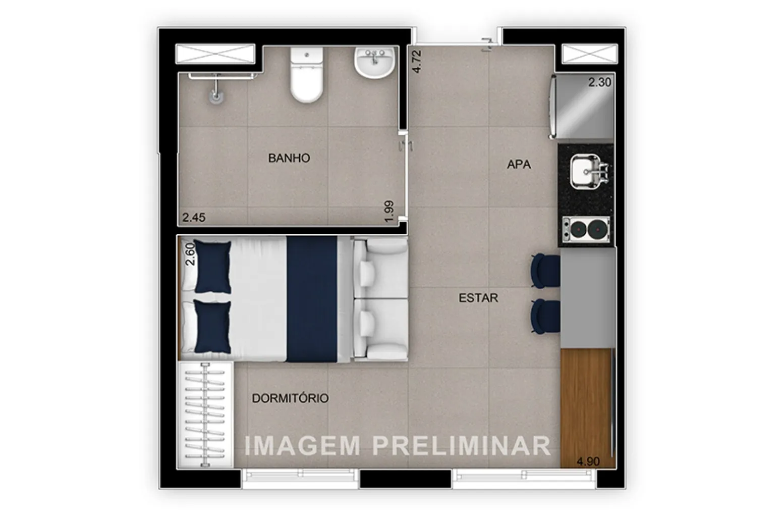 Imagem STUDIO RESIDENCIAL em São Paulo - SP, Mooca