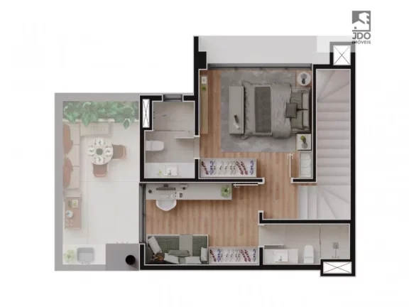 Imagem Apartamento Duplex a Venda no bairro Alto da Glória - Curitiba, PR