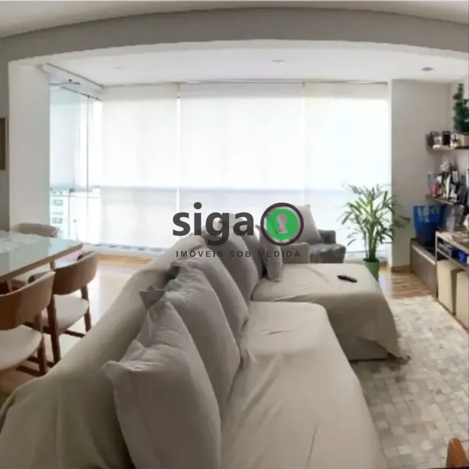Imagem Apartamento á Venda em Santo Amaro - 98m² ,3 quartos , 2 vagas !