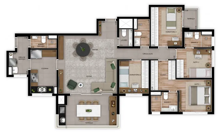 Imagem Apartamento com 4 Quartos à Venda, 5 m² em Vila Gilda - Santo André