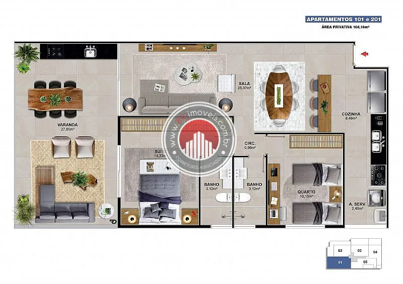 Imagem Apartamento a Venda no bairro Barra da Tijuca - Rio de Janeiro, RJ