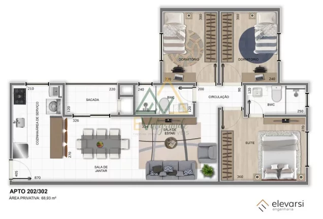 Imagem Apartamento à venda Estância Pinhais Pinhais PR