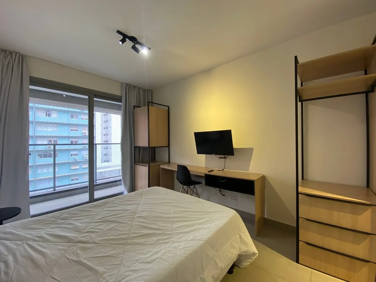 Imagem Apartamento com 1 Quarto para alugar, 24m² - Perdizes