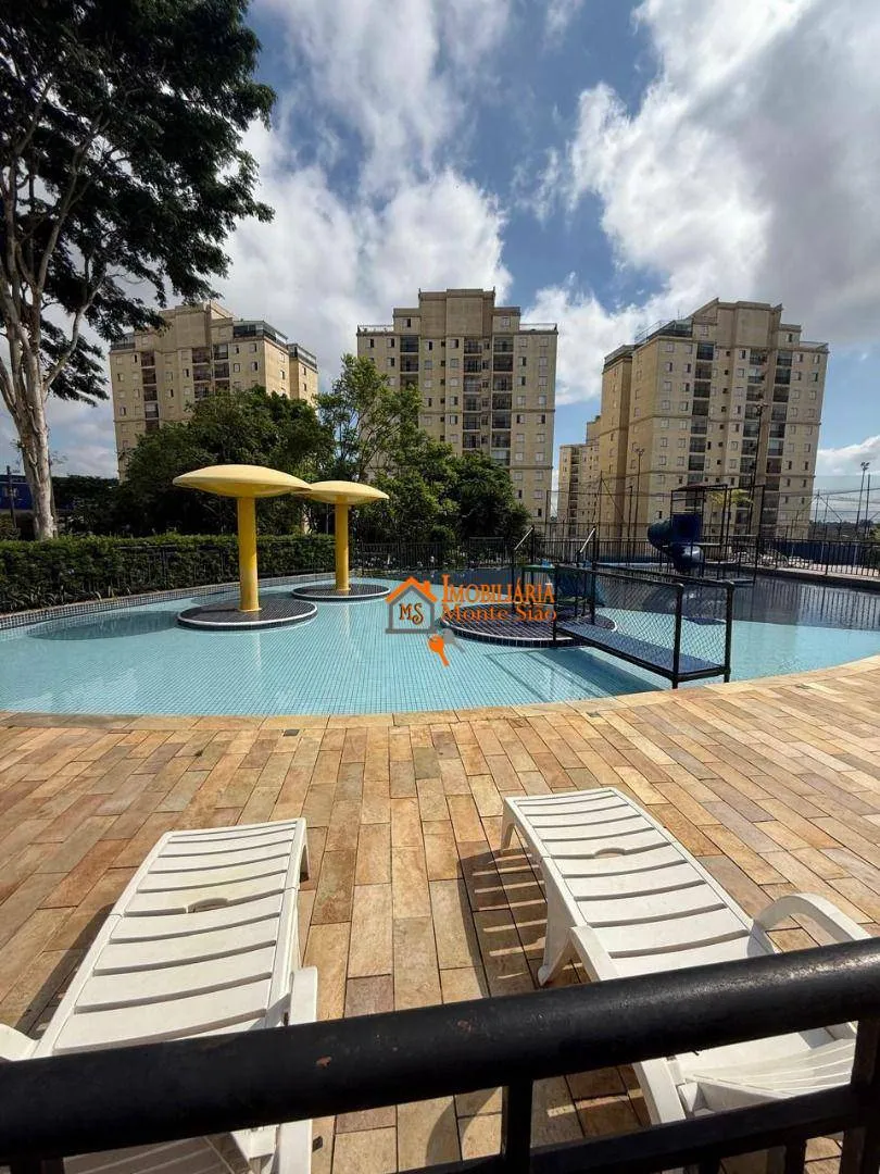Imagem Apartamento no Condomínio Acqua Park com 3 dormitórios à venda, 57 m² - Pimentas - Guarulhos/SP