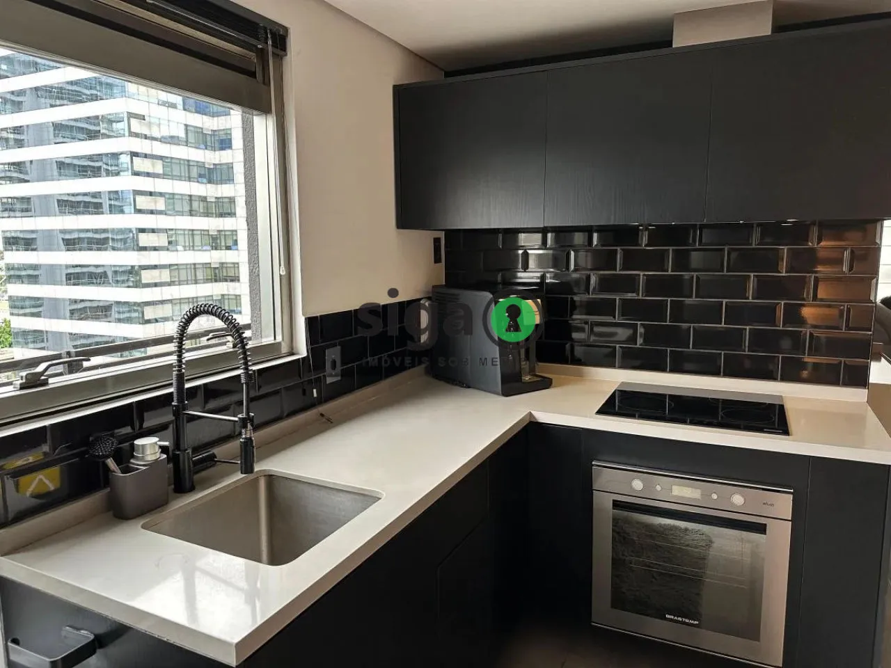 Imagem Apartamento no Brooklincom, 90 metros, 1 Dormitório, 2 Vagas