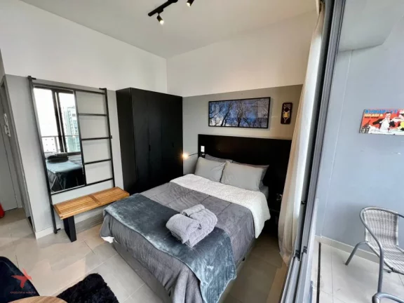 Imagem Imperdível! Apartamento à venda na Vila Olímpia, São Paulo-SP, 1 quarto, 1 suíte, 1 sala, 1 banheiro, 1 vaga, 28m.