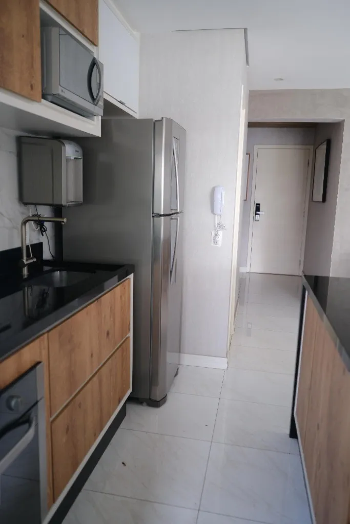 Imagem Apartamento de luxo na Vila Nova Conceição, SP - 1 quarto, 1 suíte, 1 vaga, 57m² - Condomínio Horizonte JK Vila Olímpia SP.