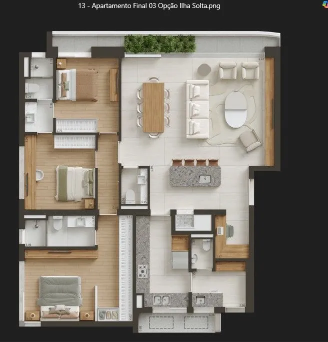 Imagem Apartamento em Menino Deus