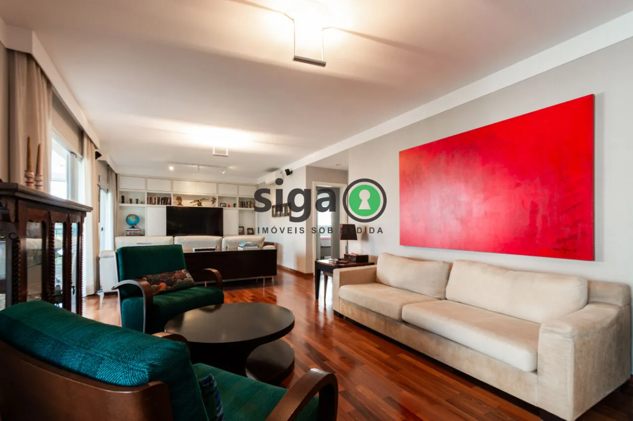 Imagem Apartamento alto padrão à venda no Brooklin 216 m² 3 suítes varanda gourmet e 4 vagas