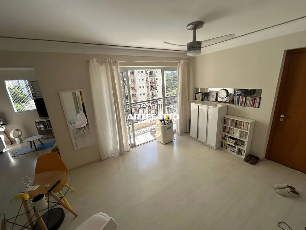 Imagem Apartamento com sala ampliada, depósito na garagem, duas suítes e lazer completo