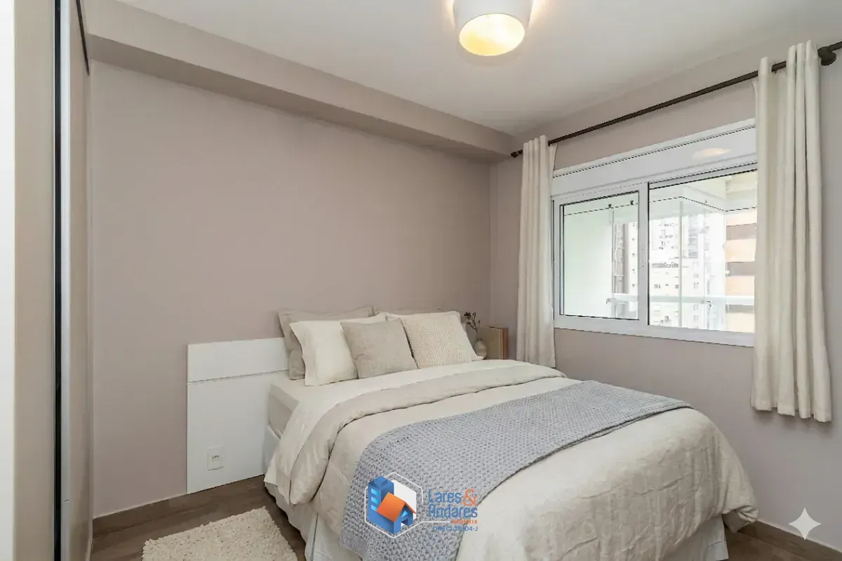 Imagem Apartamento para venda em Indianópolis com 1 quarto, sendo 1 suíte, 48m²