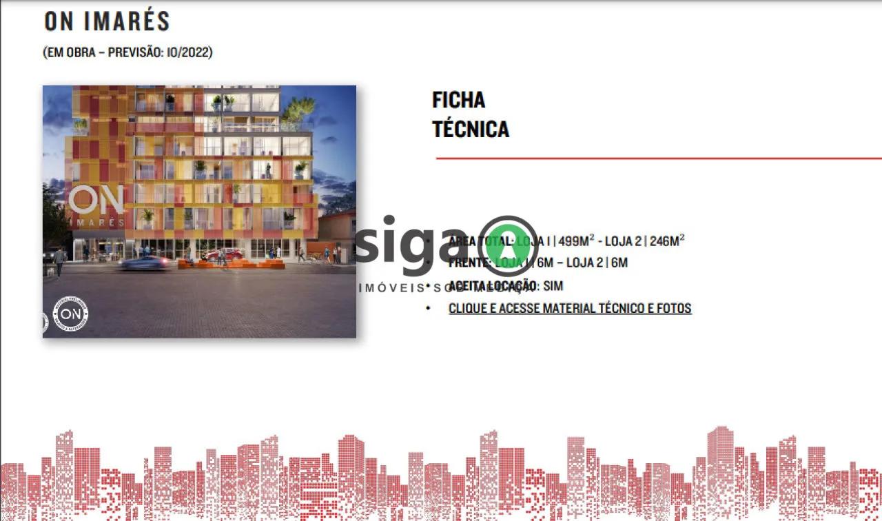 Imagem Loja Comercial para Alugar na Av. dos Imarés ? 500m², Ponto de Alto Fluxo e Visibilidade