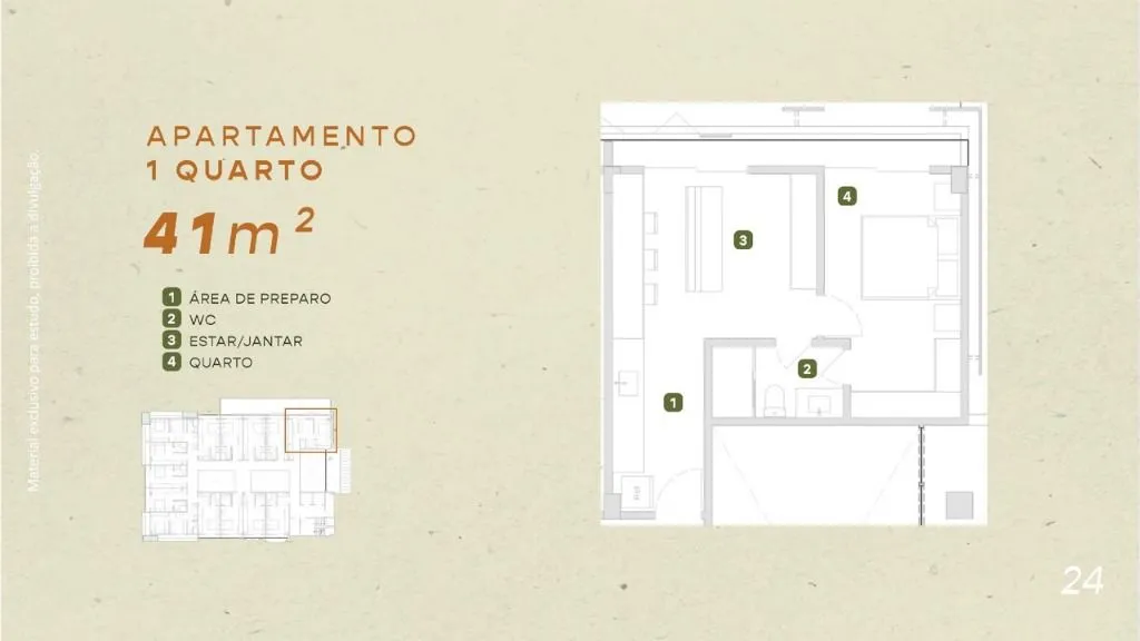 Imagem Flat à venda, 37 m² por R$ 585.465,00 - Cabo Branco - João Pessoa/PB