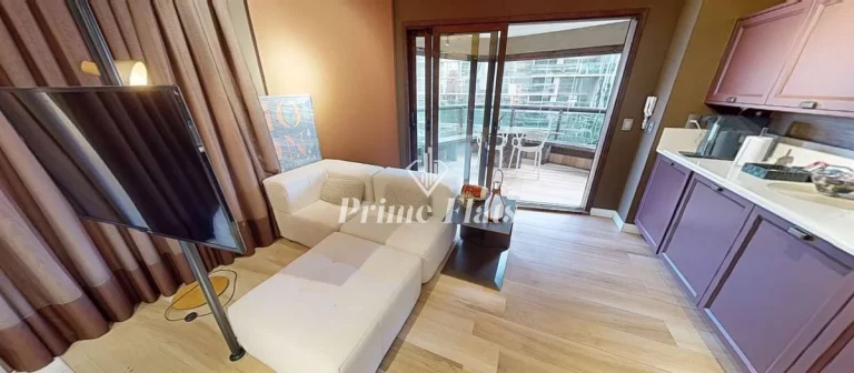 Imagem Flat disponível para locação no Cyrela by Pininfarina no Itaim Bibi, com 49m², 1 dormitório e 1 vaga de garagem