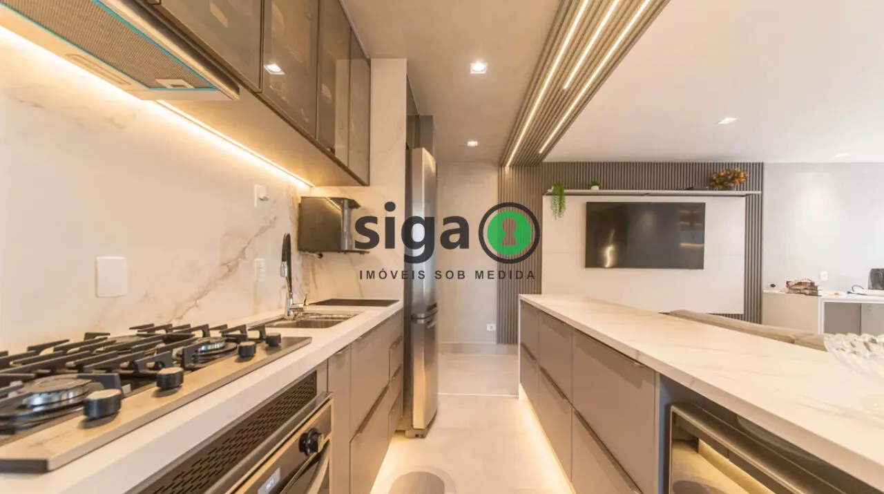 Imagem Apartamento com 2 dormitórios à venda no Brooklin - São Paulo - SP - Mobiliado