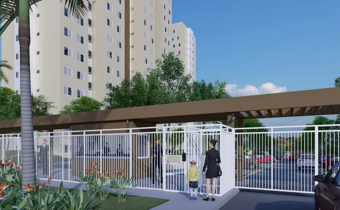 Apartamento com 2 Quartos à Venda, 52 m² em Jardim de Lourdes - Embu das Artes