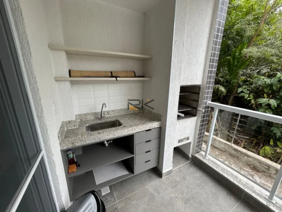Imagem APARTAMENTO PRAIA GRANDE com 2 dormitórios sendo 1 suíte,1 vaga de garagem,varanda gourmet com churrasqueira