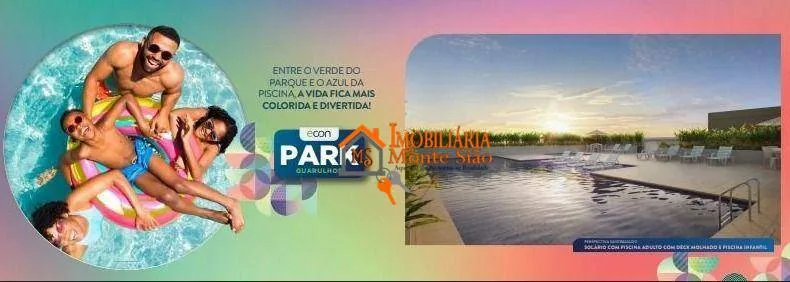 Imagem Apartamento com 2 dormitórios à venda, 43 m² por R$ 350.000,00 - Vila Augusta - Guarulhos/SP