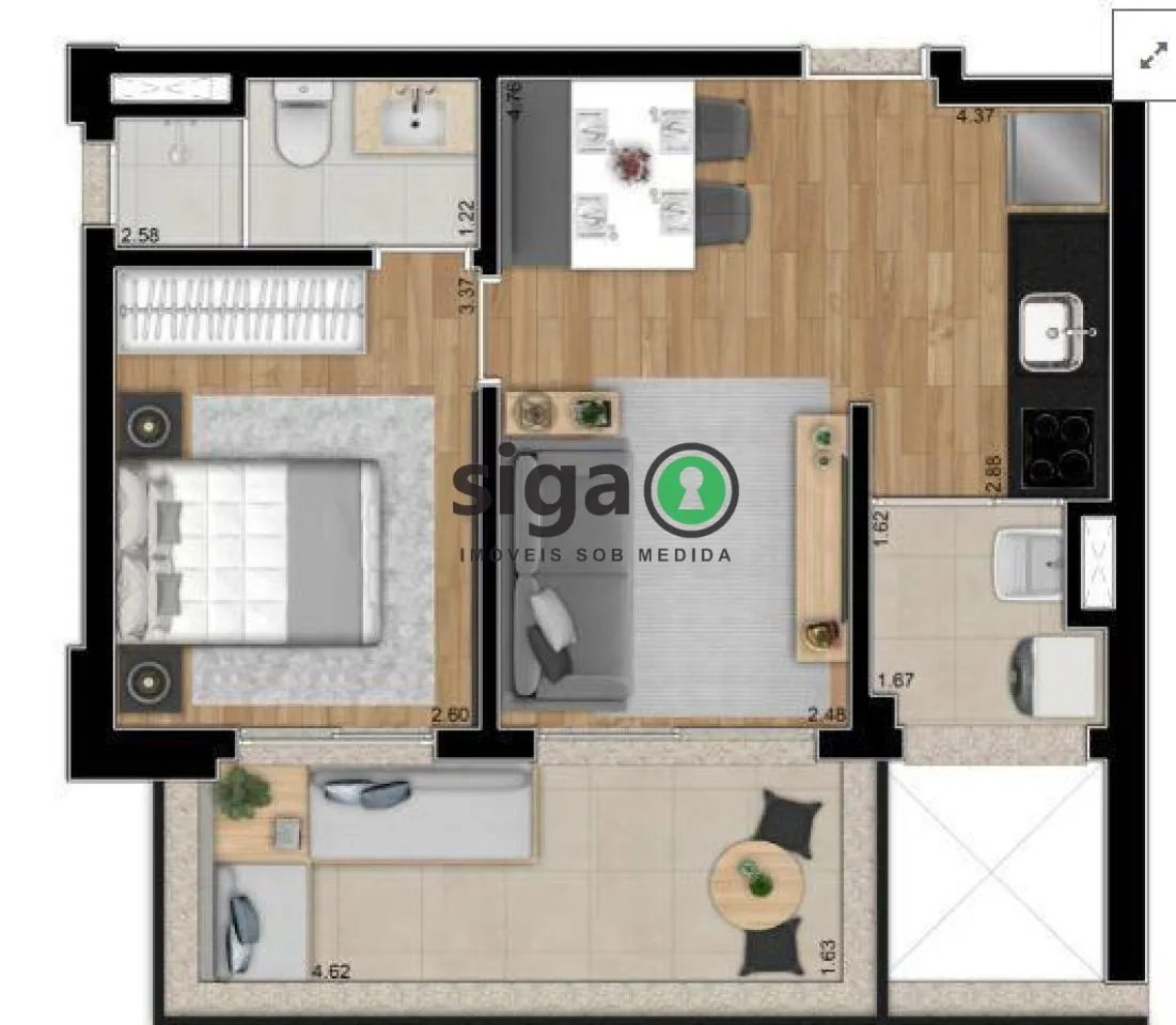 Imagem Apartamento para venda em Pinheiros, São Paulo - SP