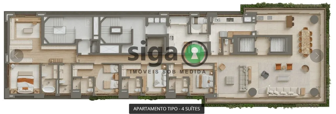 Imagem Apartamento para venda no Itaim Bibi 04 suítes, São Paulo - SP