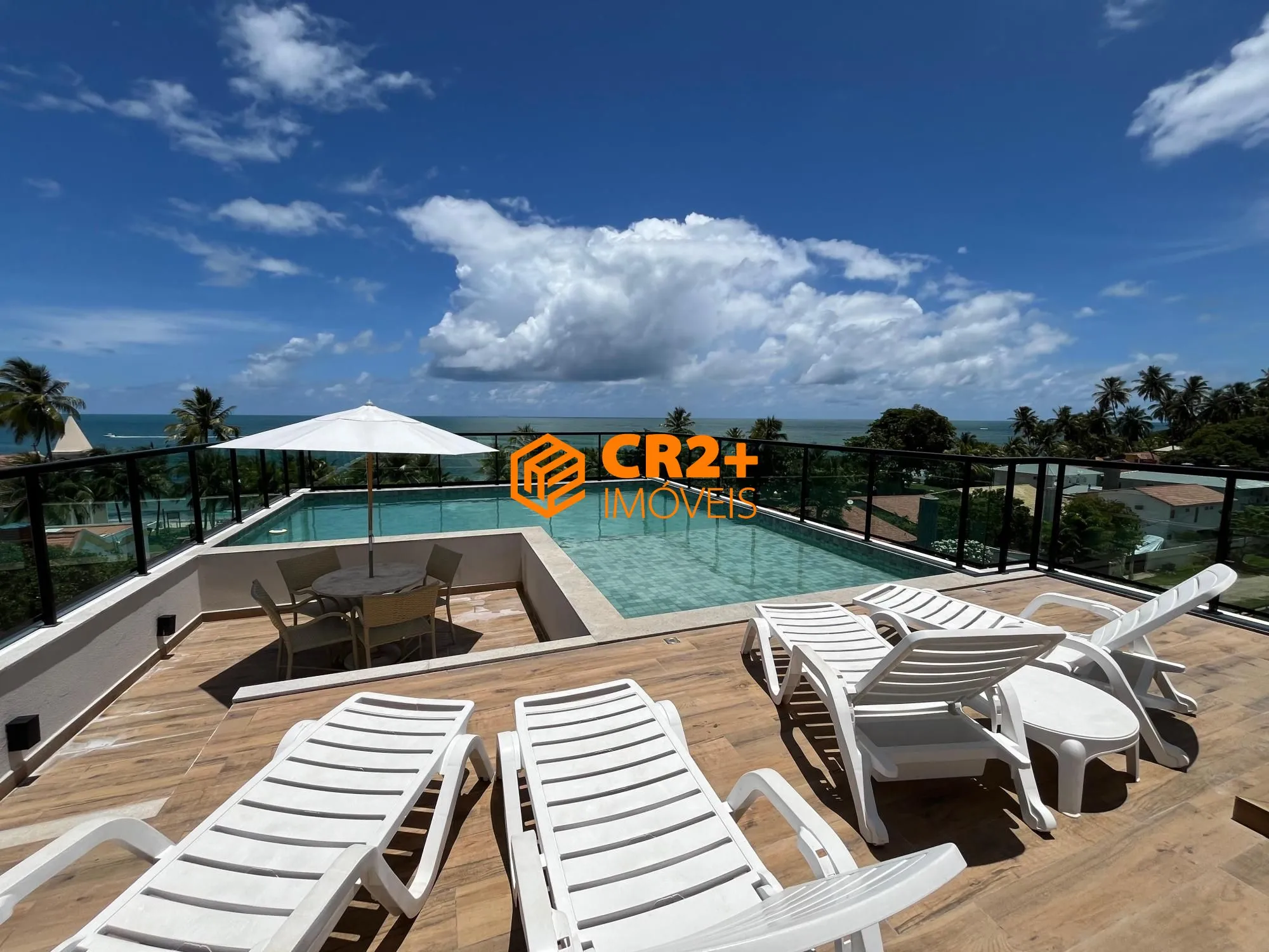 Imagem Vendo Flat Rooftop 32m2, pé na areia, Centro Tamandaré.