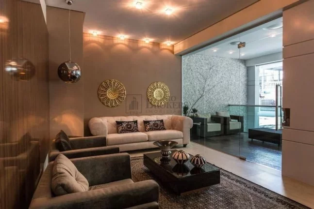 Imagem Apartamento mobiliado e equipado com 3 suítes e vista mar