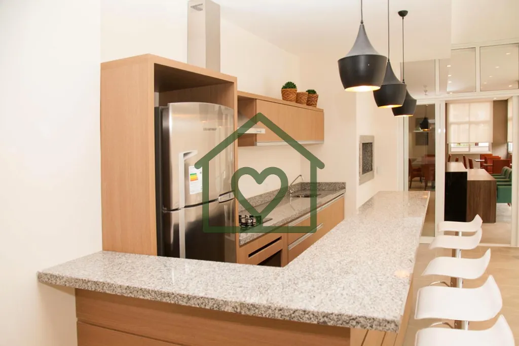 Imagem Este apartamento com living estendido se destaca pela perfeita integração dos ambientes, acabament...