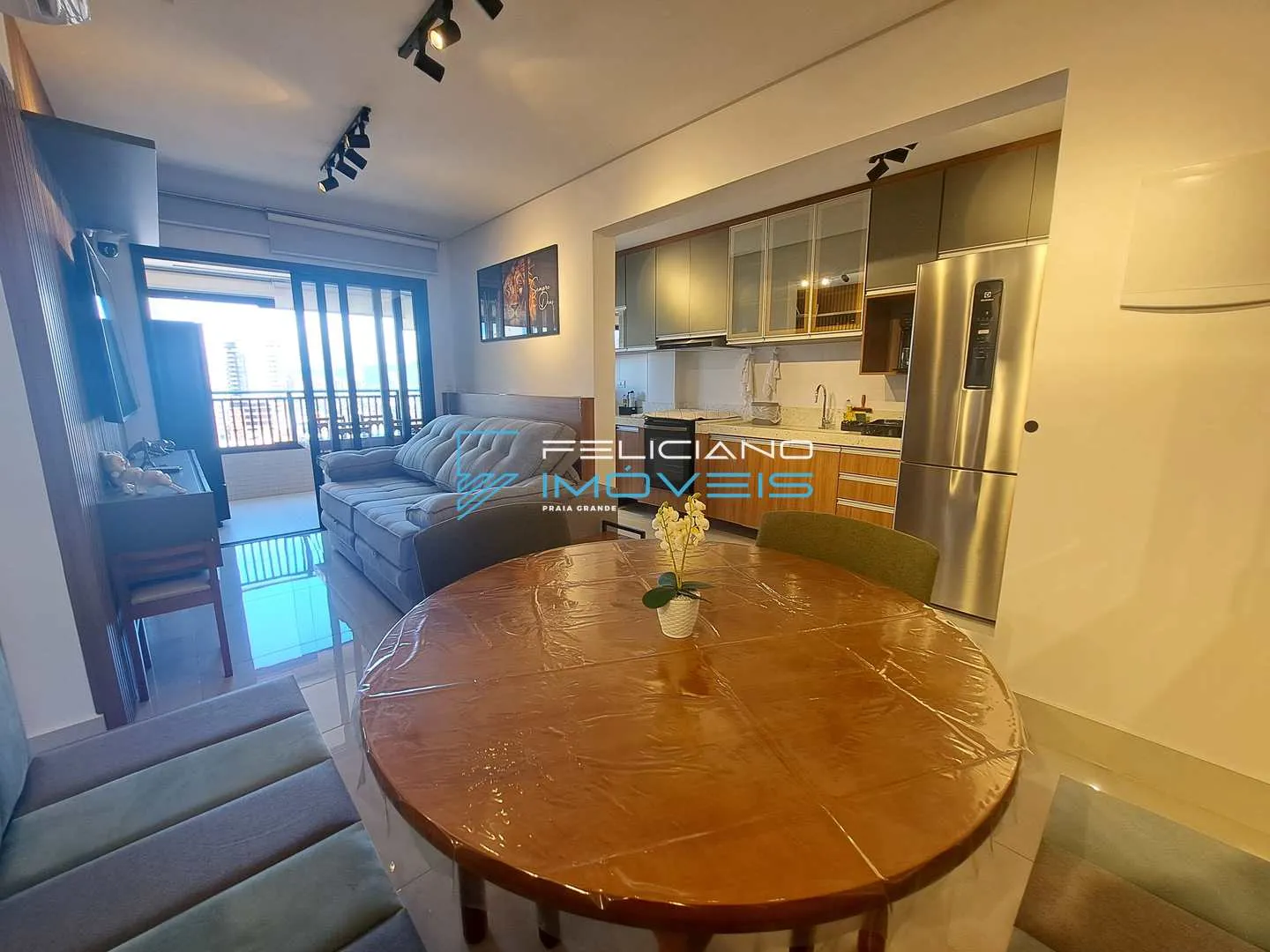 Imagem Apartamento com 2 quartos, Aviação, Praia Grande - R$ 770 mil, Cod: 7211
