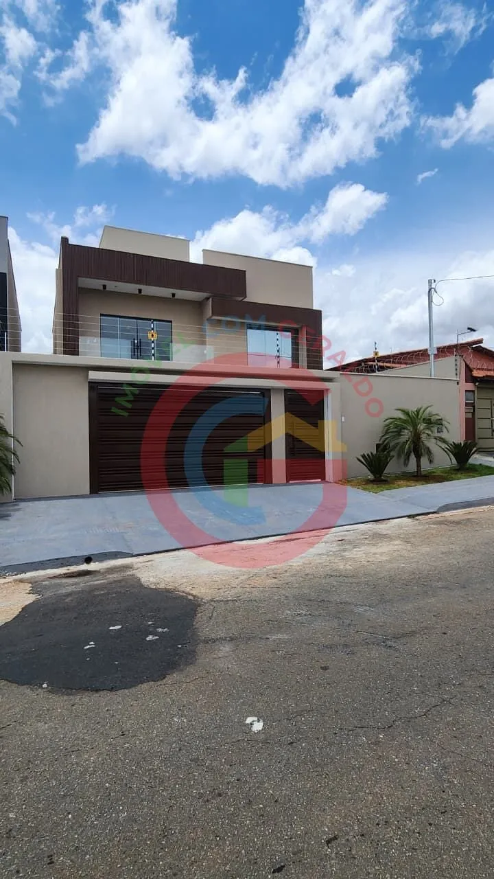 Imagem Sobrado Novo 4 suítes. 5 Vagas. C/ Piscina. Parque Anhanguera.