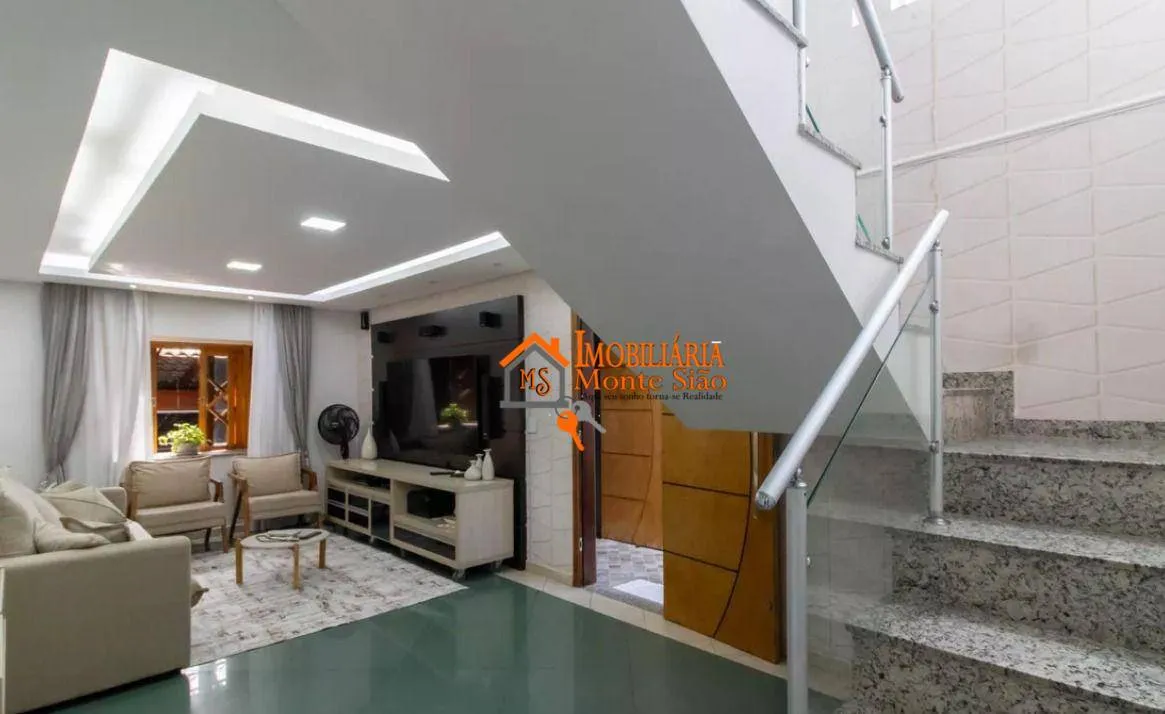 Imagem Sobrado com 3 dormitórios à venda, 165 m² por R$ 1.040.000,00 - Vila Rosália - Guarulhos/SP