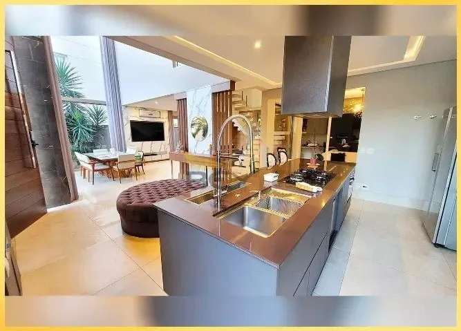 Imagem Luxuosa Casa em Alphaville Burle Marx com 390m² e Acabamentos de Alto Padrão