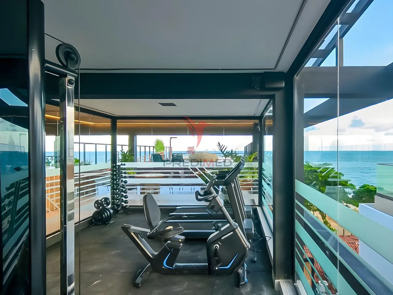 Imagem Flat Mobilado e decorado. Pé na Areia Jardim Oceania/Bessa
