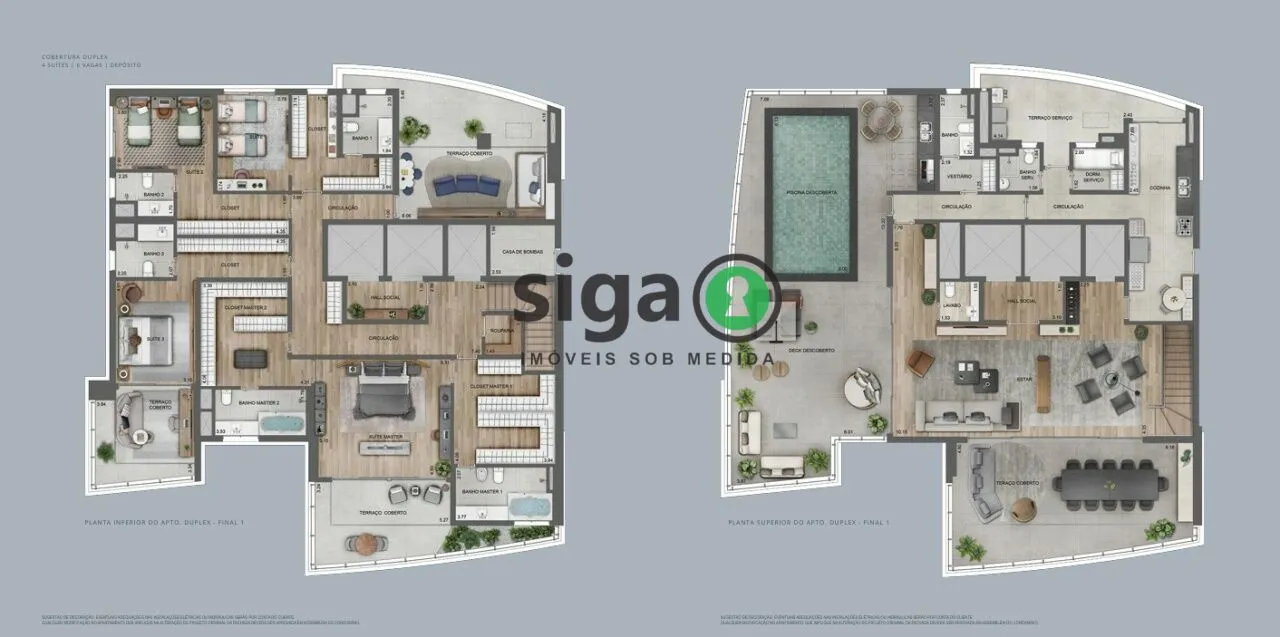 Imagem Cobertura Duplex para venda no Paraíso 04 suítes, São Paulo - SP