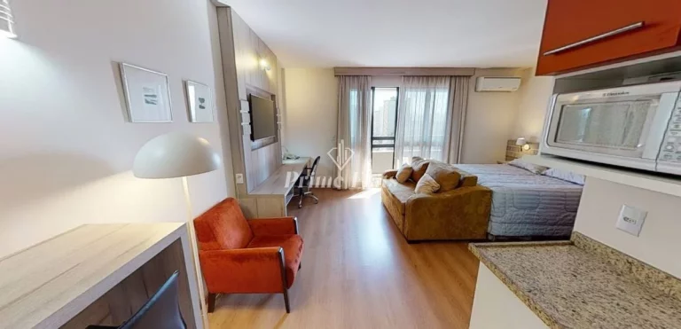 Imagem Flat disponível para venda no Radisson Blu São Paulo em Pinheiros, com 32m², 1 dormitório e 1 vaga