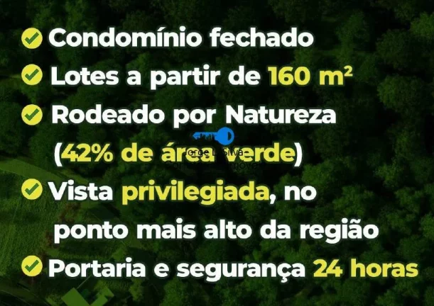 Imagem Lotes em Condomínio Fechado Alto da Colina Cajamar 160m2 à 350m2 Ultimas!