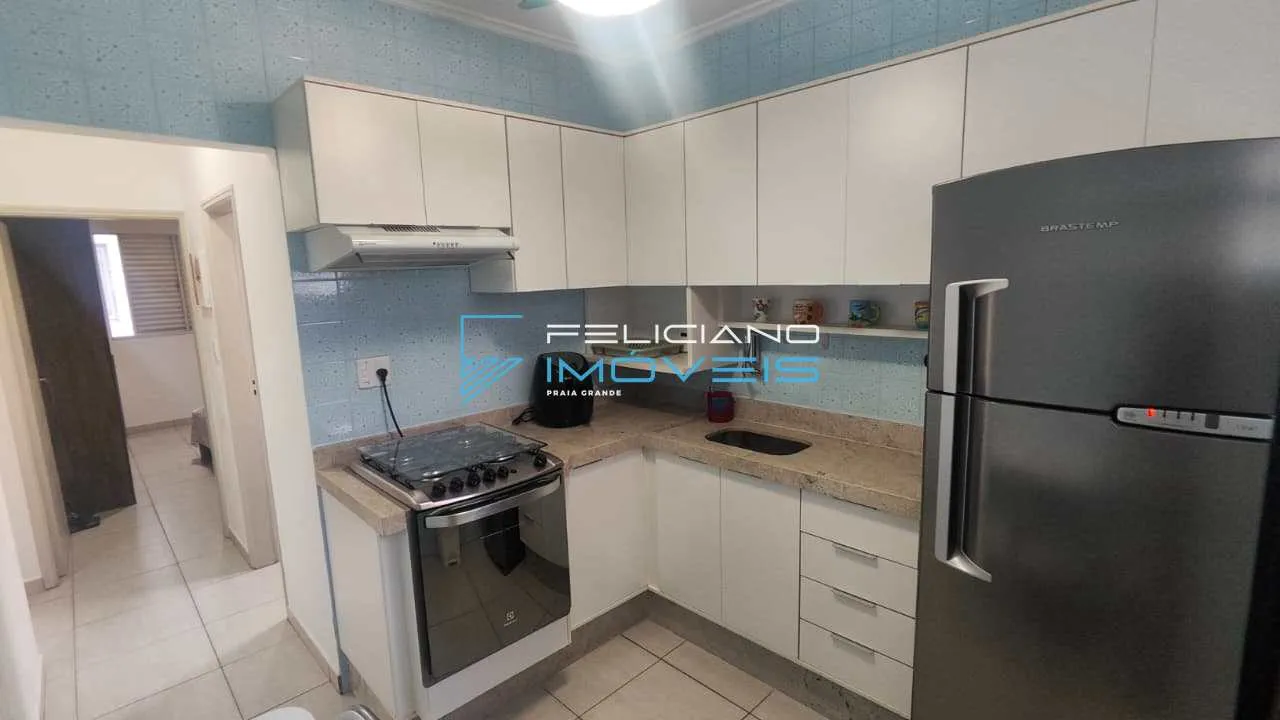 Imagem Apartamento com 2 quartos, Guilhermina, Praia Grande - R$ 325 mil, Cod: 7433