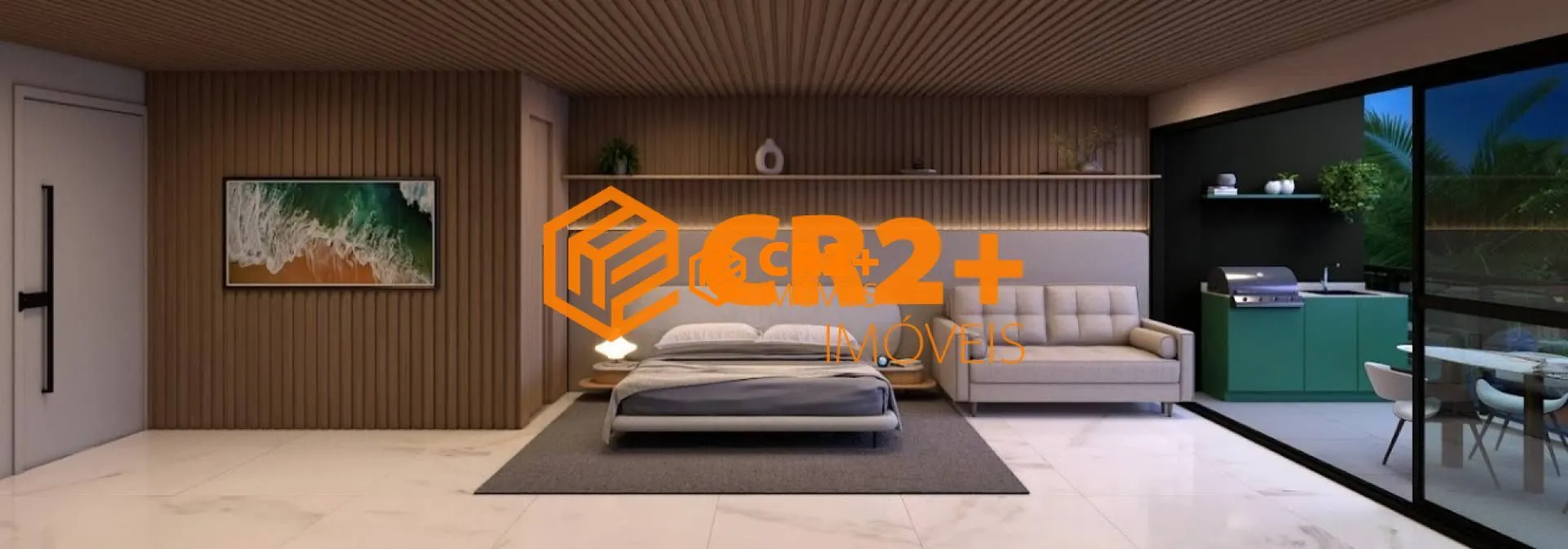 Imagem Studio a Venda de 31 m² com 1 quartos em Porto de Galinhas