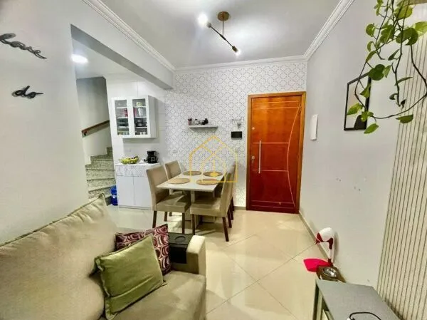 Imagem Cobertura à venda 104m² 2 quartos 1 suíte 2 vagas | Vila Scarpelli - Santo André - SP