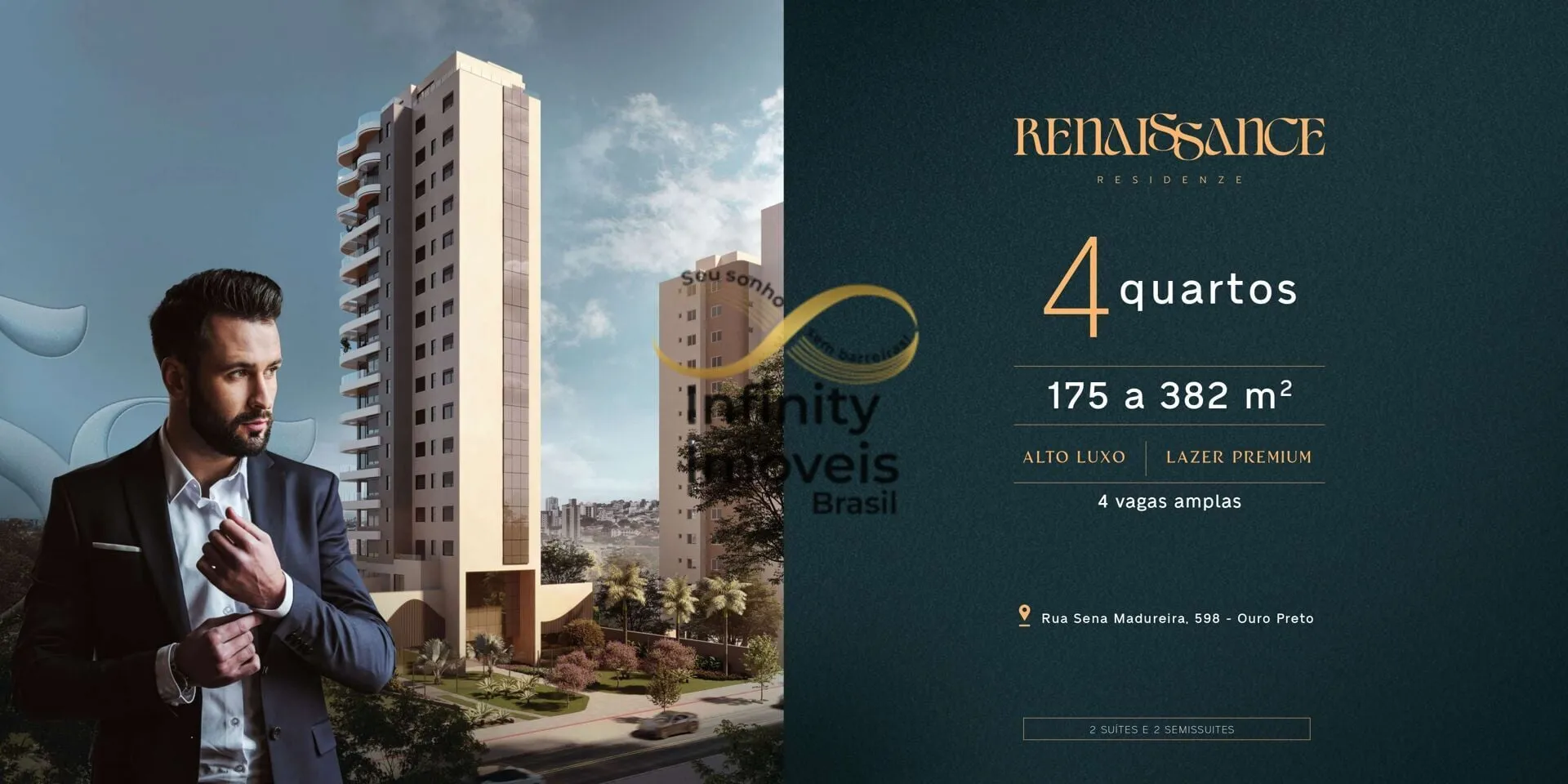 Imagem Renaissance Residenze - Apartamento à venda no bairro Ouro Preto - Belo Horizonte/MG