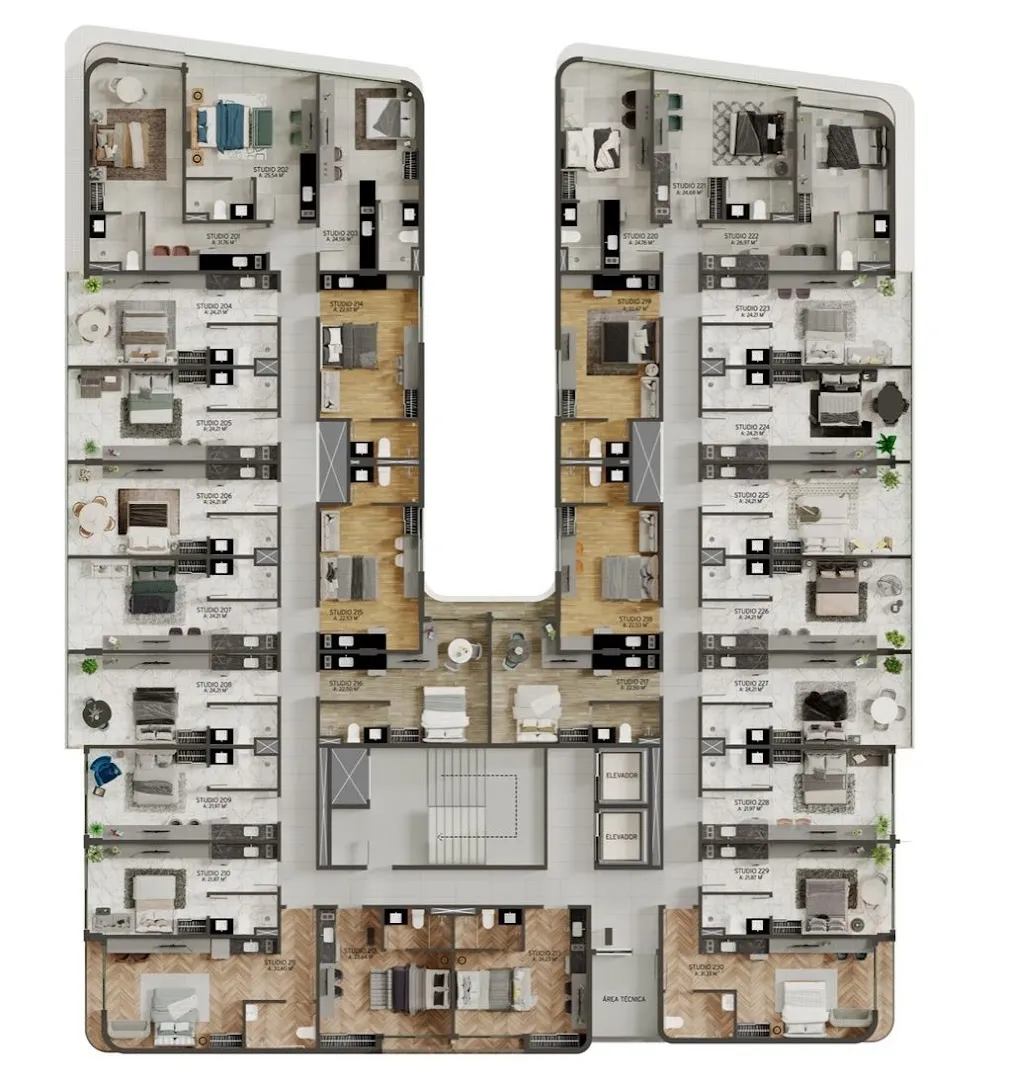 Imagem Flat à venda, 22 m² por R$ 465.000,00 - Intermares - Cabedelo/PB