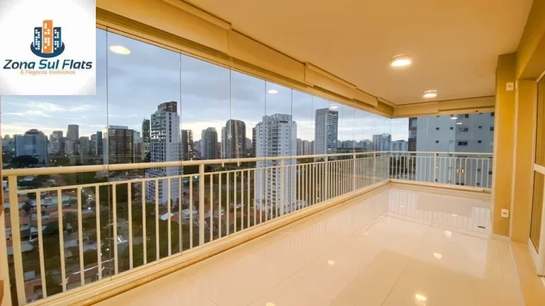 Imagem Apartamento Alto Padrão à Venda No Brooklin Com 2 Suítes e 3 Vagas - Varanda Gourmet