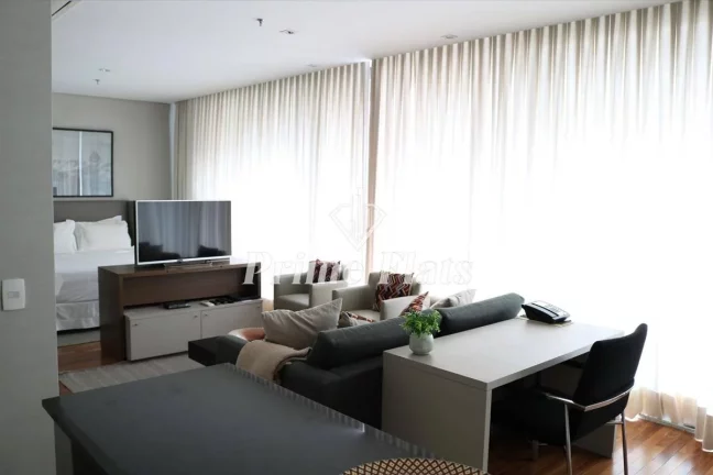 Imagem Flat disponível para locação no FL Residence, com 62m², 1 dormitório e 1 vaga de garagem