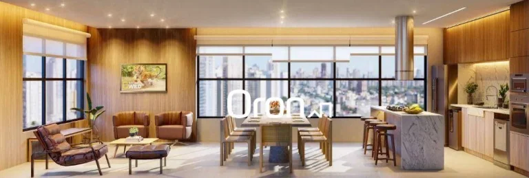 Imagem Apartamento com 3 dormitórios à venda, 148 m² por R$ 1.829.000,00 - Setor Oeste - Goiânia/GO