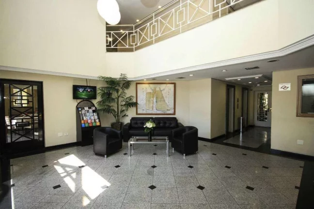 Imagem Flat disponível para locação no Hotel Bienal Suítes, com 28m², 1 dormitório e 1 vaga