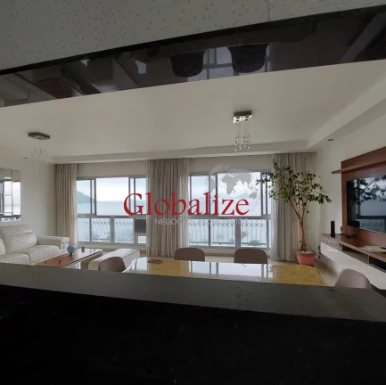 Imagem Apartamento à venda com 195m², 3 quartos, 1 suíte, closet, frente Mar por R$2.200,00 na Ponta da Praia em Santos